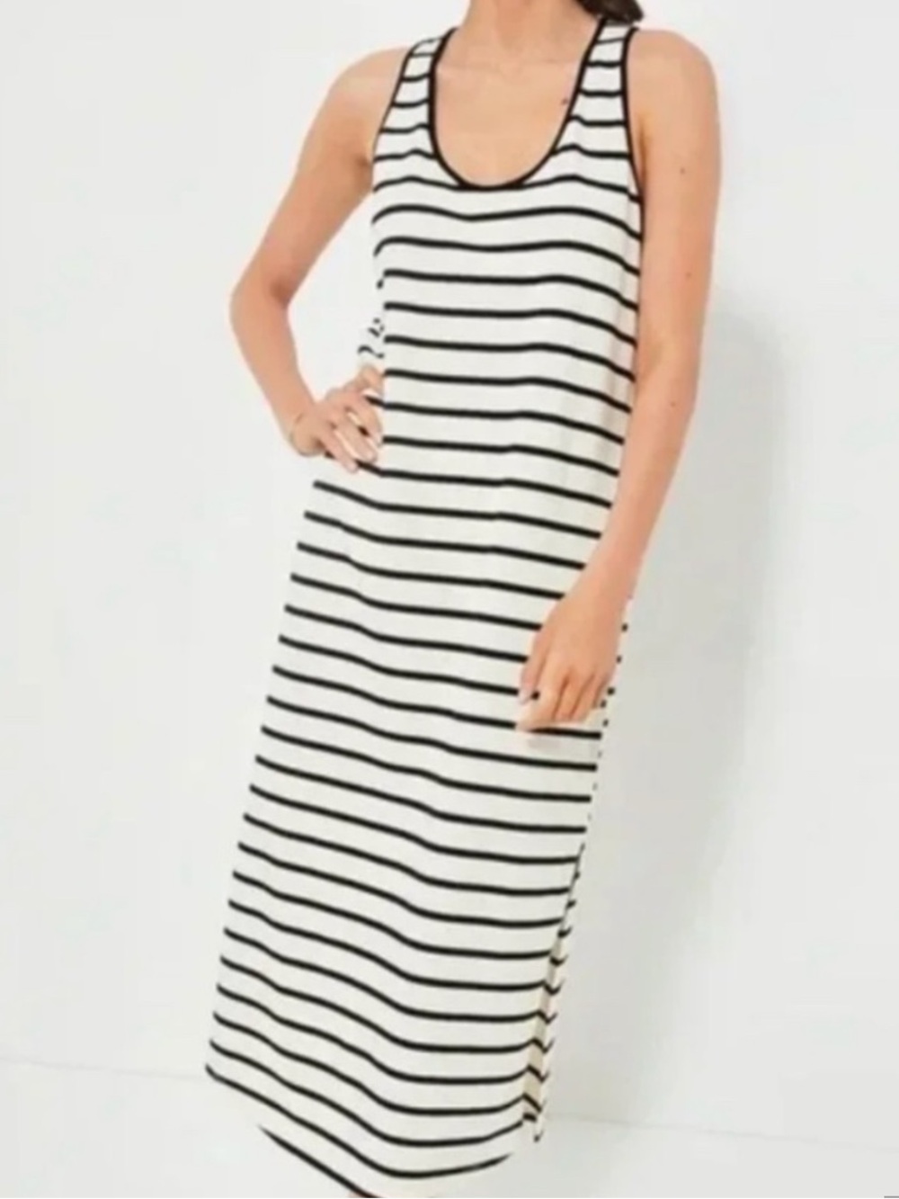 Tuckernuck Pomander Place Black Stripe Jax Maxi Dress Black Stripe Medium M